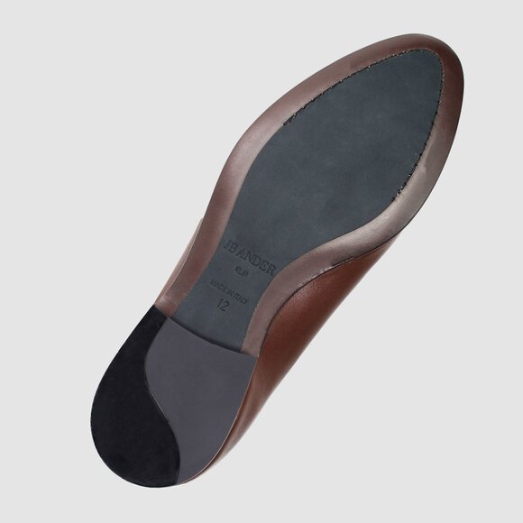 JB Ander Scottie Kilt Loafer – Chelsea Chestnut – Men’s Italian Leather Loafers